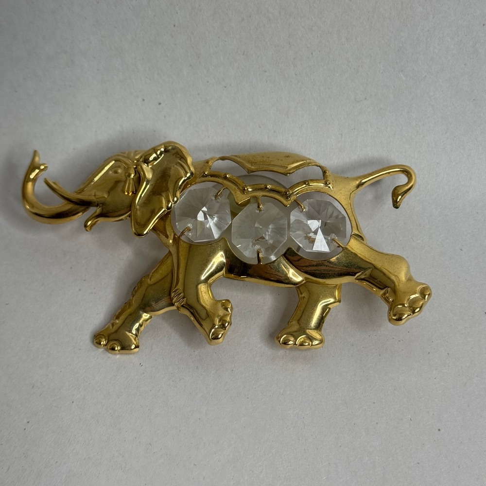 Mascot Intl Inc Elephant 1997 Vintage Window Ornament Plastic‎
